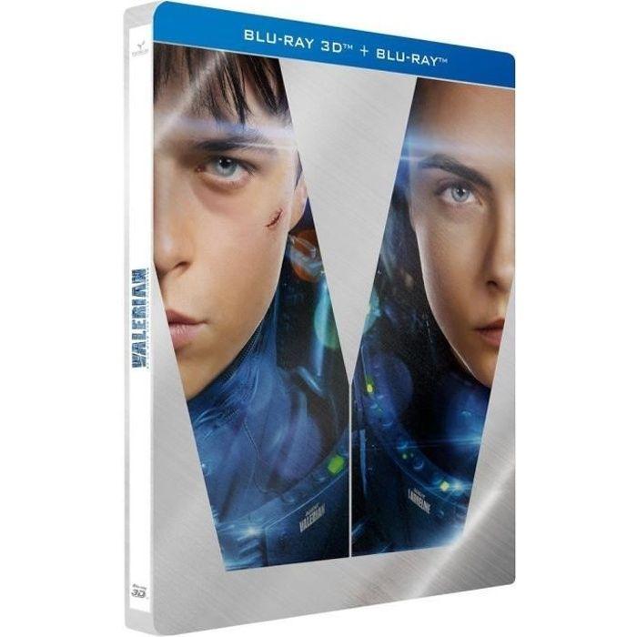 valerian et la cité des milles planetes blu ray 3d + 2d steelbook 2017