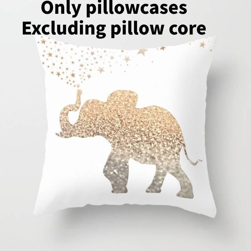 Современная минималистичная хлопковая мультяшная наволочка с буквенным принтом, мягкая плюшевая наволочка из ткани «персиковая кожа»