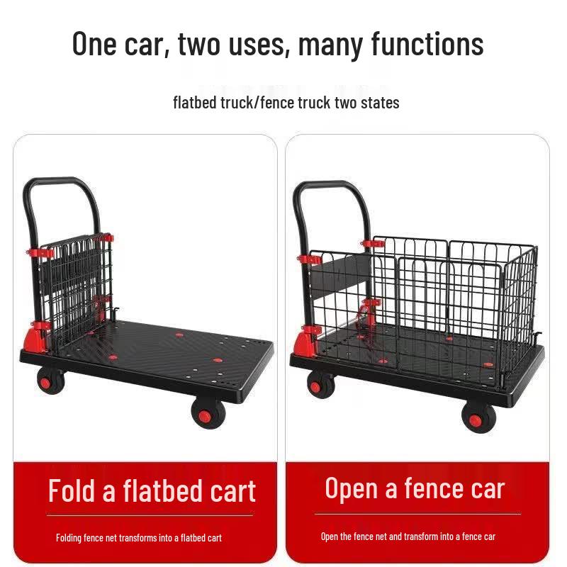 Belton Portable Foldable Hand Truck with Fence