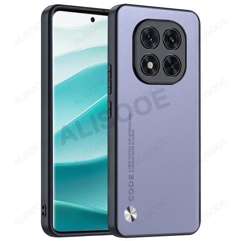 Чехол для Redmi Note 15 Pro / Note 15 Pro Plus 5G Текстура волокна PU-кожа Чехол-фунда для телефона для Xiaomi Redmi Note 15 5G Capa