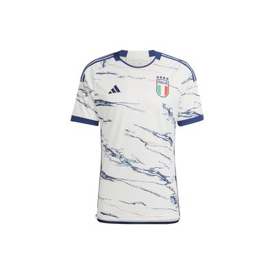 adidas Футбольный трикотаж с круглым вырезом и коротким рукавом с логотипом, сезон 23/24, мужской футбольный трикотаж бежевого цвета HS9896