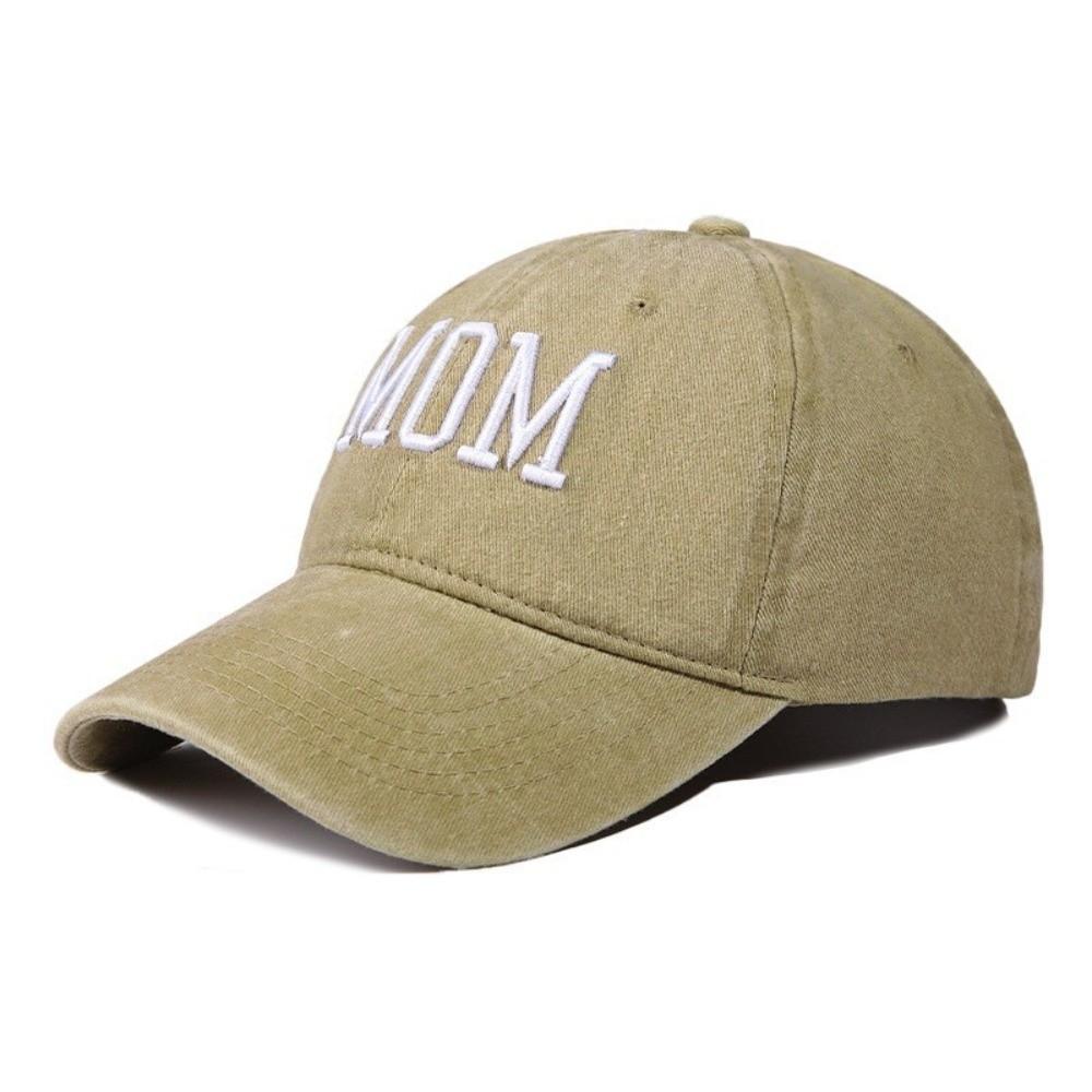 Модная бейсболка с вышивкой DAD MOM, стираный хлопок, регулируемая, кепка для пары, для мужчин и женщин