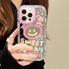 Милый Мультяшный для Apple для IPhone16promax Чехол для Мобильного Телефона Зеркальный 15 Защитная Крышка 14plus Противоударный