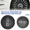 New For Fiat 500 Car Hubcap Wheels Centre 133Mm Hub Caps Dust Cover Silver or Black or Red 68078421AC 51884863 68078419AC