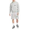 Nike Letter Print Hoodie With Drawstring Long Sleeve Men Tops Gray DX0784-063