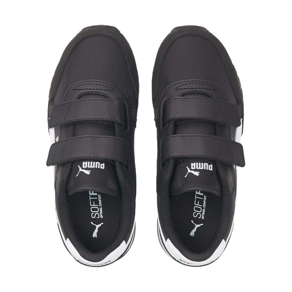 Puma ST Runner v3 Nylon Little Kid 'Black White'