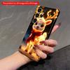2DFlat Samsung phone case Glowing Reindeer with Sparkling Antlers and Red Scarf Applicable to Galaxy S22 S23 S24 S25ULTRA S26 A12 A13 A14 A15 A16