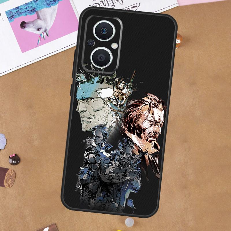 Metal Gear Solid Для OPPO Reno 11F 12F 13F 14F 10 11 12 13 14 Pro 7 8 Lite 8T OPPO Find X5 X6 X8 X9 Pro Чехол