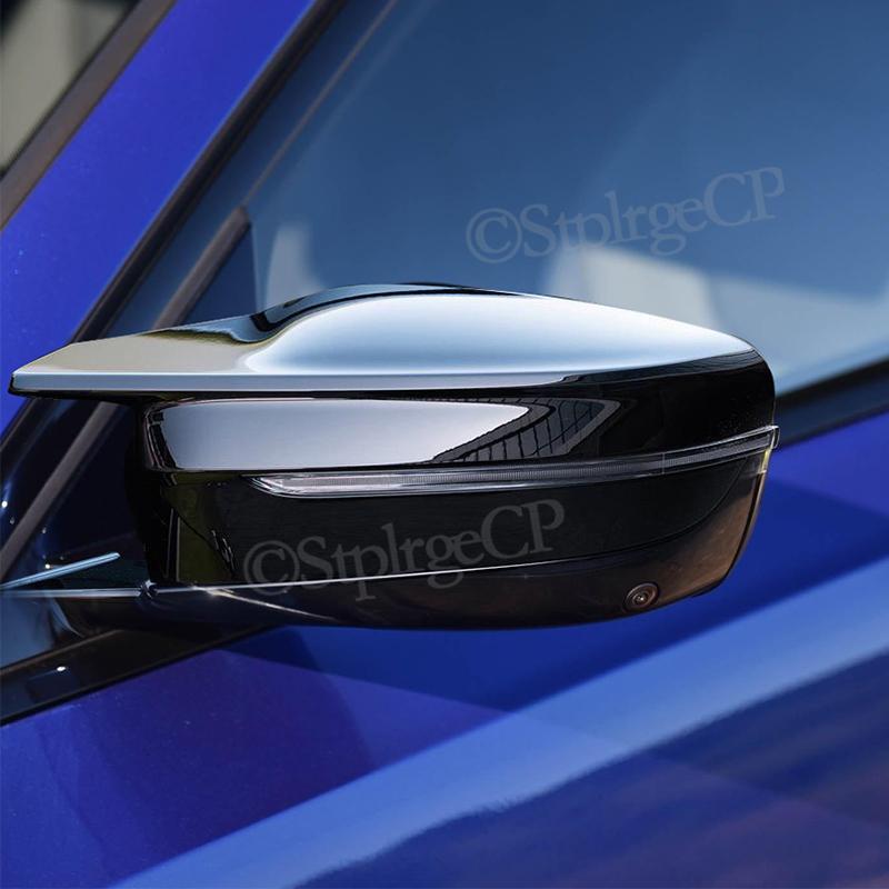 Для BMW 3 4 5 7 8 Серии G20 G21 G22 G28 G30 G38 G11 G12 G16 Накладка на зеркало крышка зеркала заднего вида черная крышка зеркала заднего вида Замена