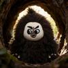 Kawaii White-faced Saki Plush Toys Interesting Animal Dolls Exquisite Desktop Ornaments Fluffy Decorative Dolls Birthday Present