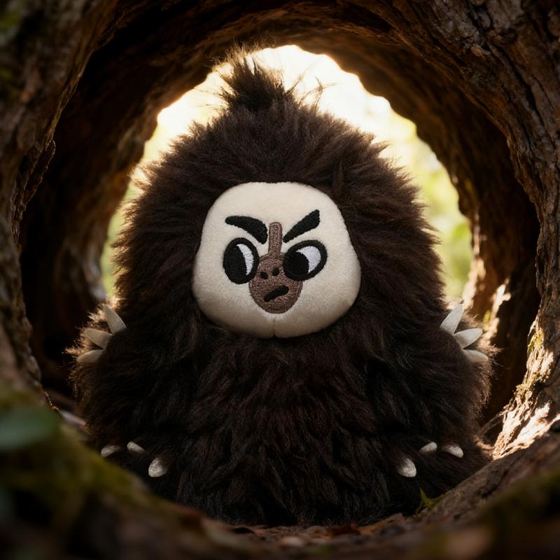 Kawaii White-faced Saki Plush Toys Interesting Animal Dolls Exquisite Desktop Ornaments Fluffy Decorative Dolls Birthday Present