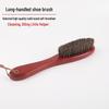 Щетка для обуви из конского волоса с ручкой – Подвешиваемый инструмент для удаления пыли и ухода, Настраиваемый с логотипом.