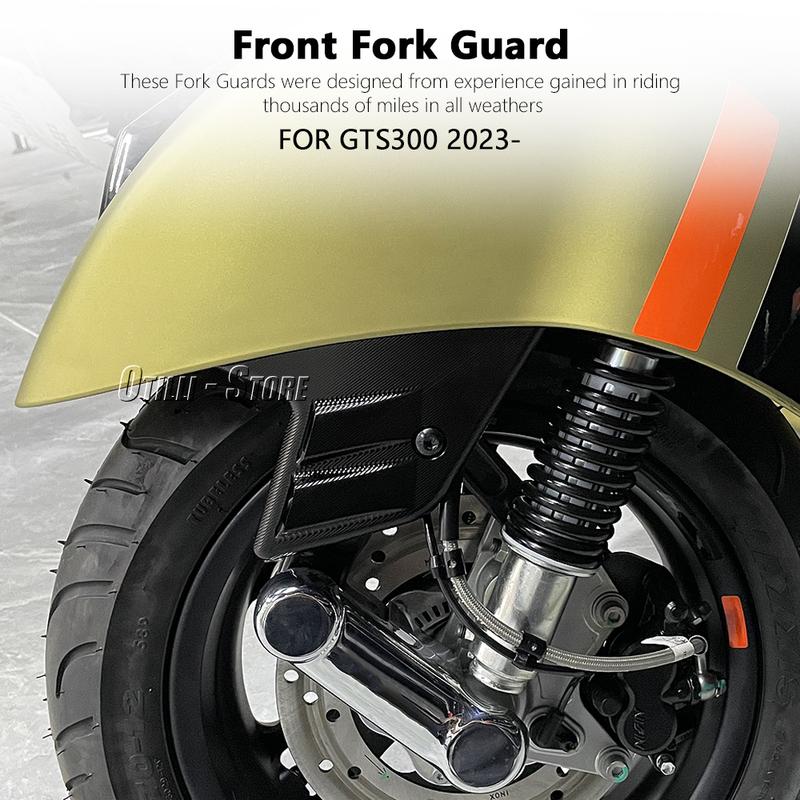 Motorcycle Front Rocker Cover Wheel Side Guard Accessories Aluminium New For VESPA GTS300 gts300 GTS 300 Super 2023 2024 2025