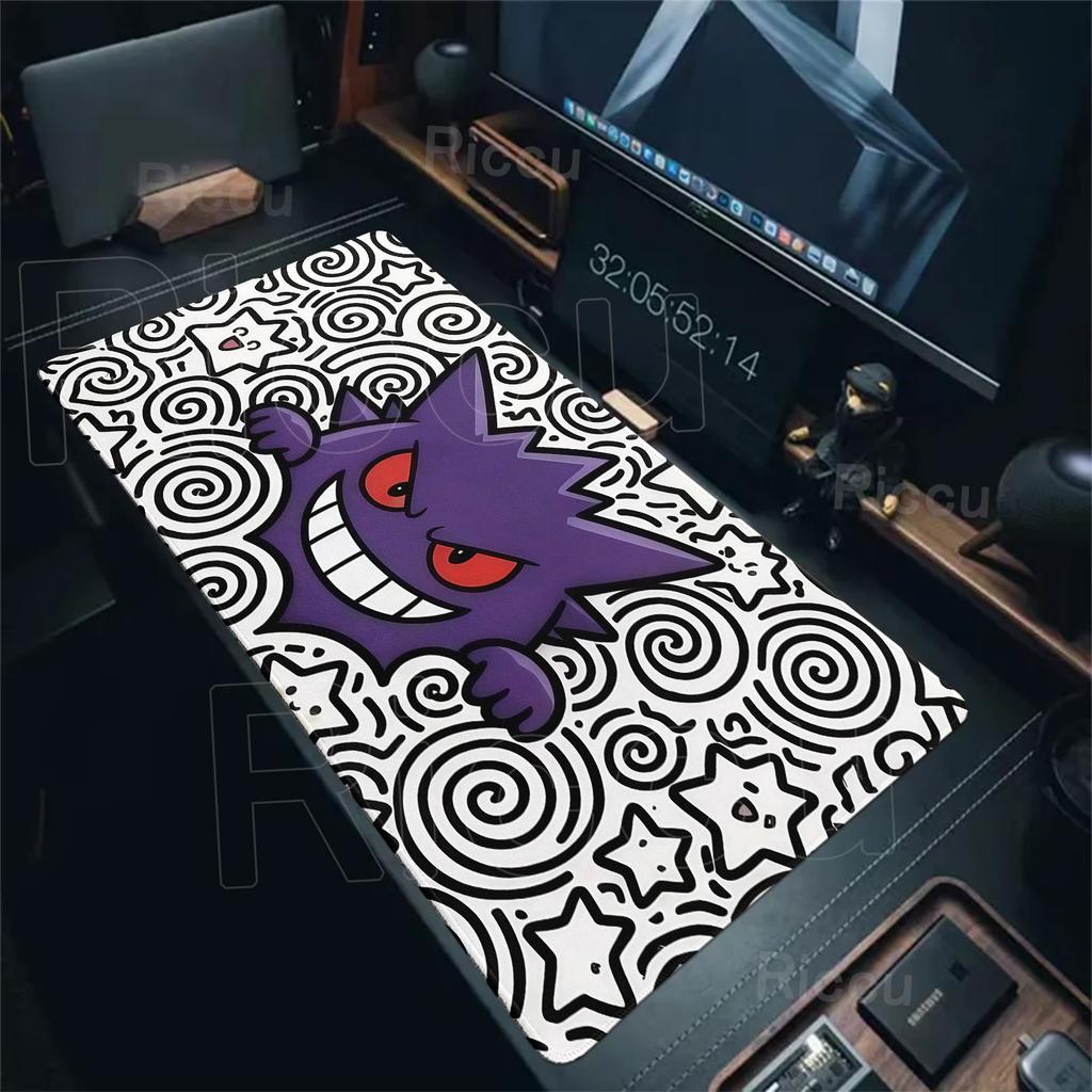 Anime Mousepad G-gengar Computer Laptop Keyboard Mouse Pad Gamer Accessories Decoracion Desk Mat Pokemon Large Gaming Mousemat