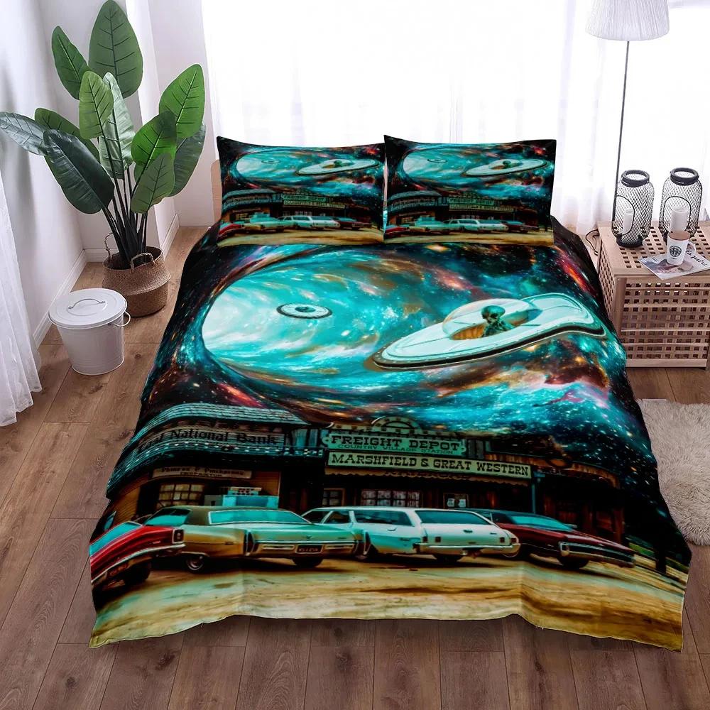 Worm Hole Astronomy Duvet Cover Set King Queen Double Full Twin Single Size Bed Linen Set Duvet Cover Bed Set Quilt Cover Pillow