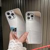 Зеркальная поверхность для чехла для мобильного телефона IPhone 16 15pro Высококачественное гальваническое покрытие Тонкие отверстия для IPhone13 Защитный чехол «два в одном»