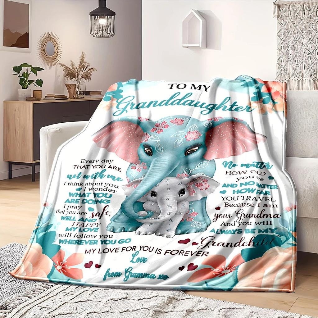 Flannel Blanket, Thickened Blanket, Air-conditioned Nap Blanket
