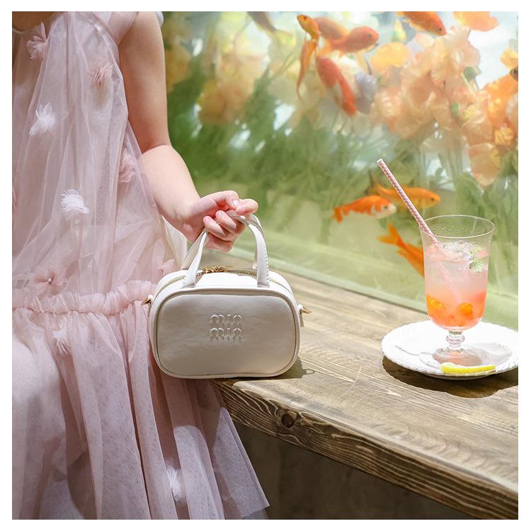 Ретро Однотонная Сумка-тоут и Кроссбоди с Буквами для Детей - Универсальный Кошелек для Монет для Родителей и Детей