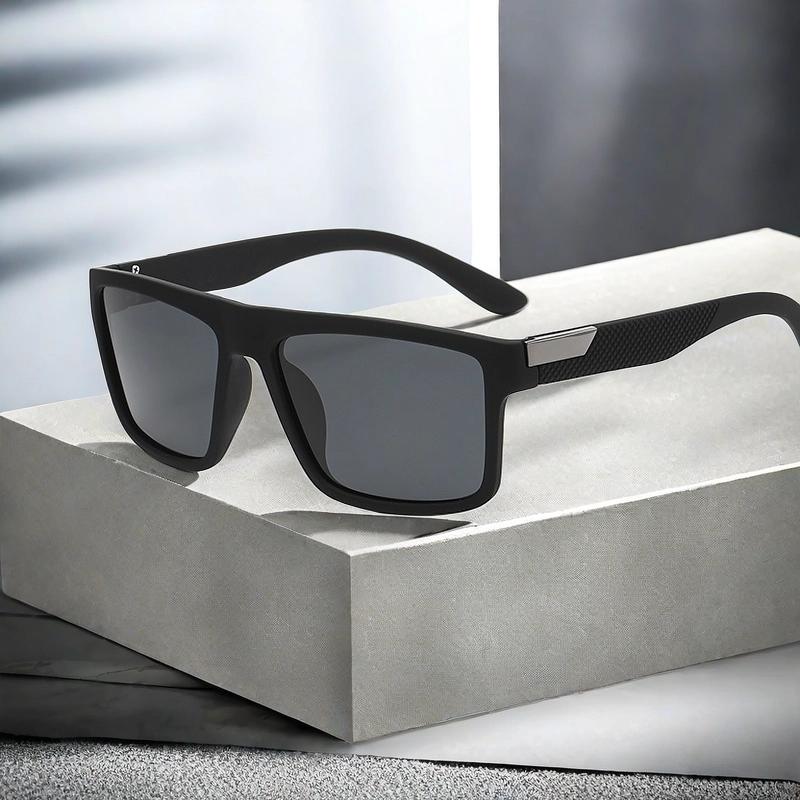 Модные мужские квадратные поляризованные солнцезащитные очки для вождения, спортивные винтажные женские солнцезащитные очки в стиле ретро UV400