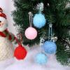Colorful Christmas Woolen Ball 1.97inch Christmas Tree Pendant Christmas Yarn Ball  Home
