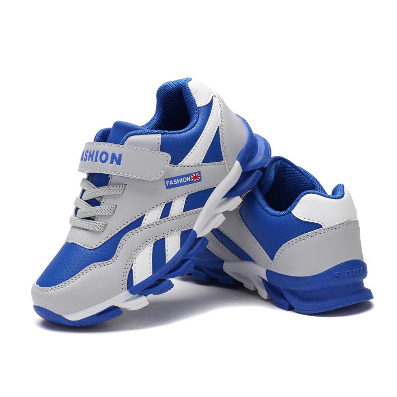 28-40 Children and Teenagers Plus Size Simple Fashion Trend Velcro Casual Sports Shoes Running Shoes