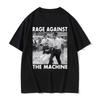 Смешные футболки с мемами Берни Сандерса, футболки с графикой Rage Against The Machine для мужчин и женщин, винтажные, уличный стиль, с коротким рукавом
