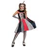 Bristol Novelty Womens/Ladies Monochrome Clown Costume