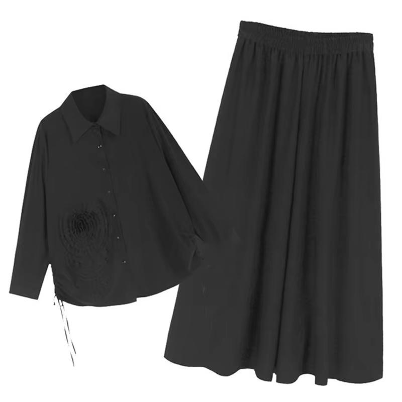 Xitao Side Split Bandage Three-dimensional Pant Set GYX1527