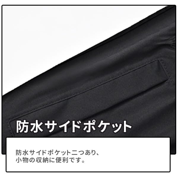 Arashiyama Дождевые брюки для гольфа Водонепроницаемые дождевые брюки для улицы и черные мужские брюки, [Водонепроницаемые, Водостойкость 10 000 мм вод. ст., Дышащие, Ветрозащитные,