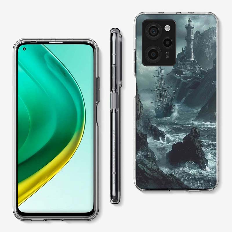 Lighthouse Cover Phone Case For Xiaomi Poco M8 M7 M6 M4 M3 X7 X6 X4 Pro F7 Ultra M5S Mi 14 14T 15 15T 12T 10T Pro 12S 12 11 Lite