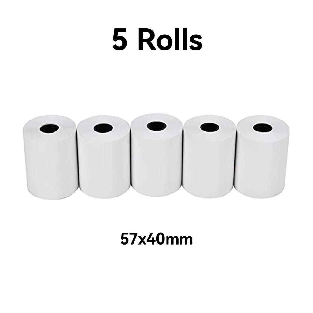 Бумага для кассовых чеков POS с термобумагой шириной 2 1/4 дюйма работает с большинством терминалов для кредитных карт.