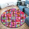 Halloween supernatural comedy adventure movie Scooby-Doo Round Carpet Soft Home Decoration Corridor Table and Chair Anti slip Outdoor Floor Mat rug 19