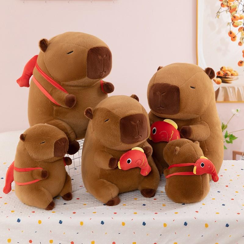 Плюшевая игрушка Кои Капибара Свинья Милая кукла Капибара Новогодний подарок Кукла Морская свинка