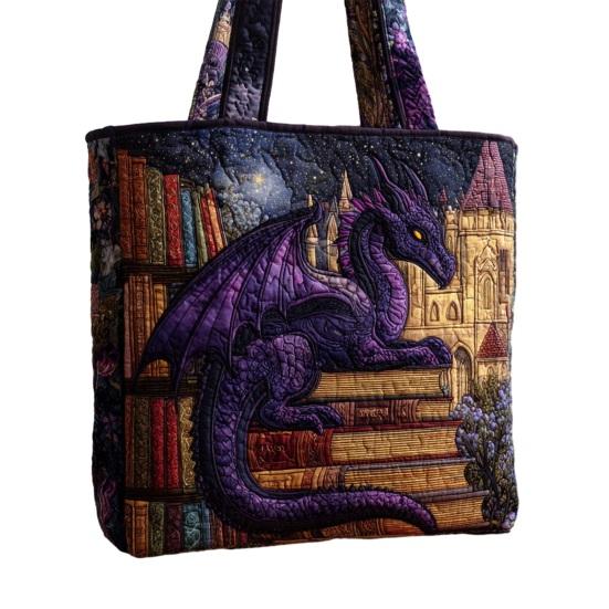 Стеганая сумка-тоут Женская винтажная сумка через плечо Цветы Животные Сумка Цветочный кошелек для поездок на работу Вечеринки Ежедневные поручения