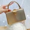 Luxurious Clutch Bag with Snake Skin Texture High-end Handbag Crossbody Dinner Bag Chain Bag Single-shoulder Bag