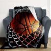 Basketball Net Flannel Blanket Throw Blanket Soft Warm Sofa Bed Camping Home Decor Unique Christmas Gift C9261099