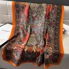 Silk Feeling Scarf Head Scarf Fashion Scarves Long Lightweight Sunscreen Shawls for Women