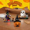 Halloween Building Set Blocks Toys Cat Pumpkin Ghost Witch Building Blocks Halloween Gifts for Girls Boys Children Kids Adults Interesting Educational