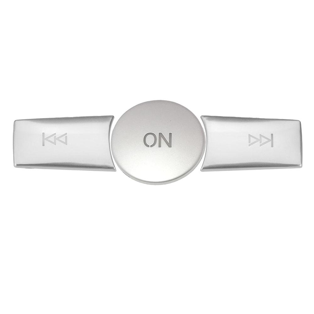 3 Pcs/set For Mercedes Benz A B C ML CLS Class W204 GLK X204 E Class W212 Car Volume ON Buttons Cover Stickers
