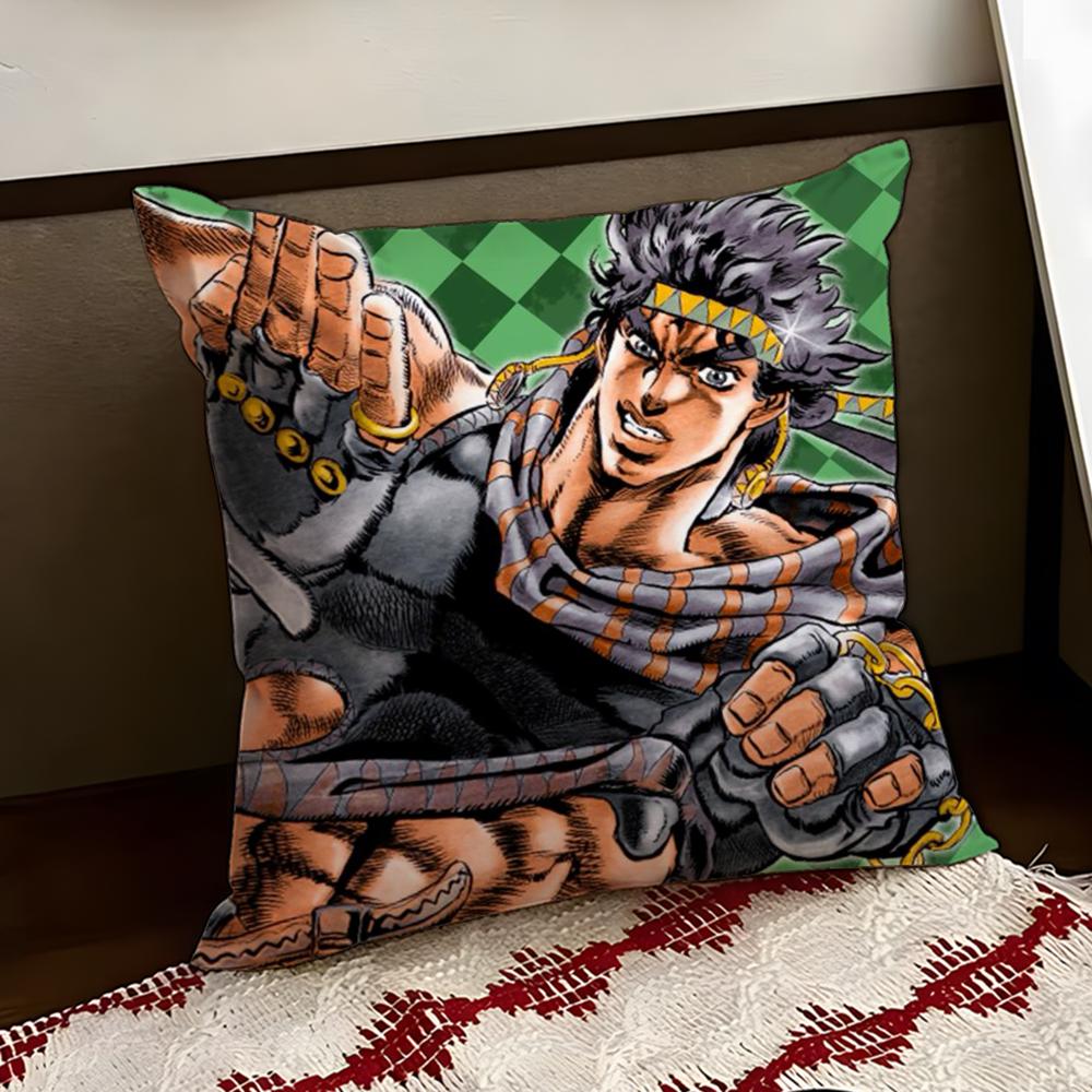 JJoJos Невероятные приключения Наволочка Двусторонняя Мягкая Прочная Наволочка для Подушки Дом Автомобиль Многоцелевое Использование для Ежедневного Комфорта