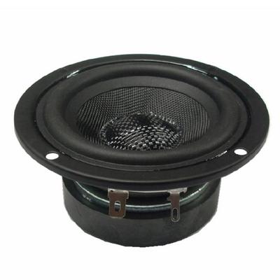 Улучшает Бас 4,5-дюймовые НЧ-динамики Сабвуфер Hi-Fi Колонки Hi-Fi Звук, Конструкции из стекловолокна, 4 Ом, Номинальная мощность 30 Вт