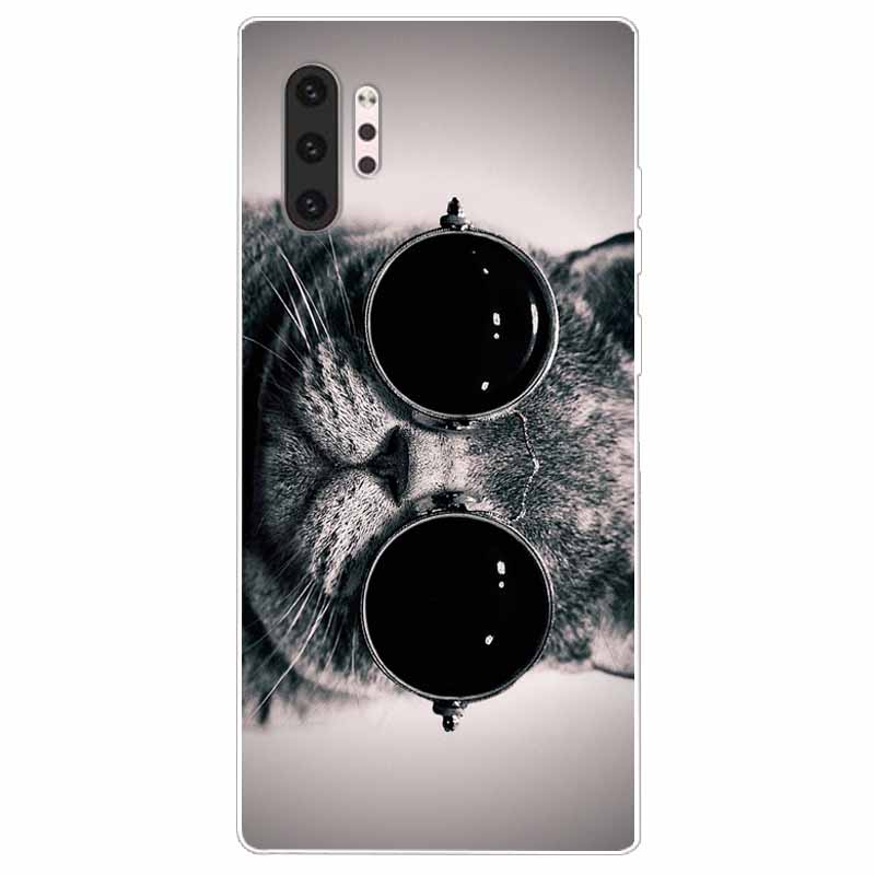 Phone Case For Samsung Note 10 Pro Plus Cover Note10 Silicone Soft Painted Wolf Coque for Samsung Galaxy Note 10 Lite TPU Bumper