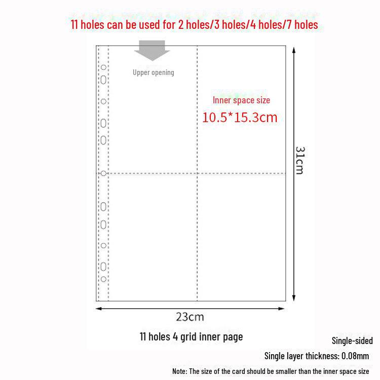 Книга для коллекции монет и печатей Fire Paint с 15-листовыми сменными страницами для марок и значков