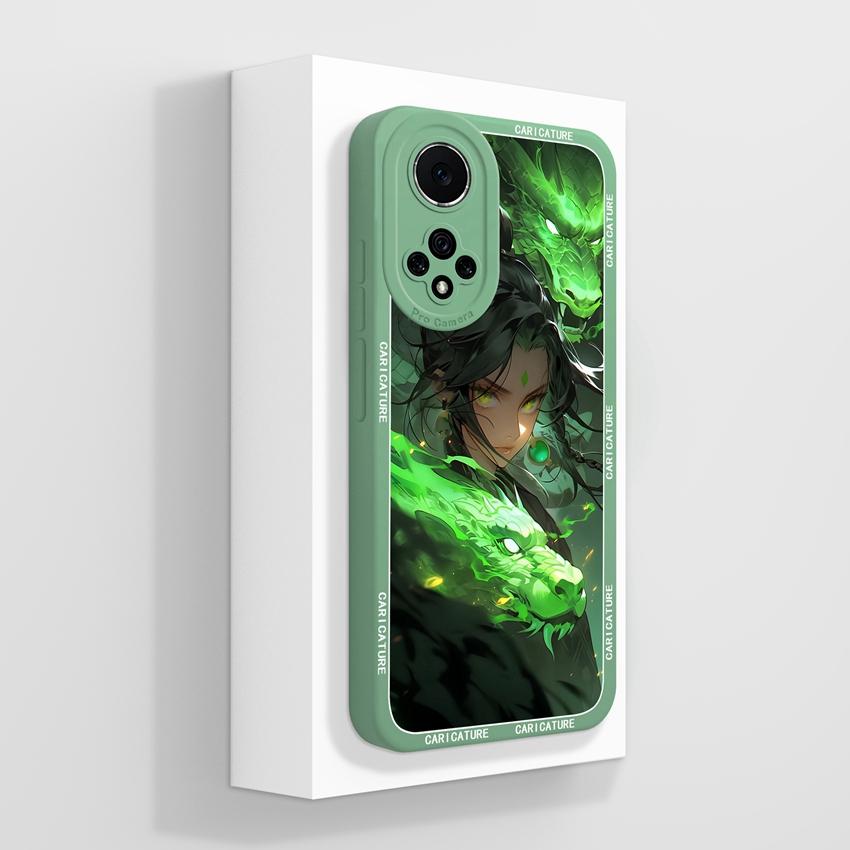 Для Huawei Nova 9 10 11 Pro Y60 Y72 Чехол для телефона Красивые акварельные цветочные узоры Жидкий силикон Защита от падений Премиальная защитная крышка Для Huawei Case