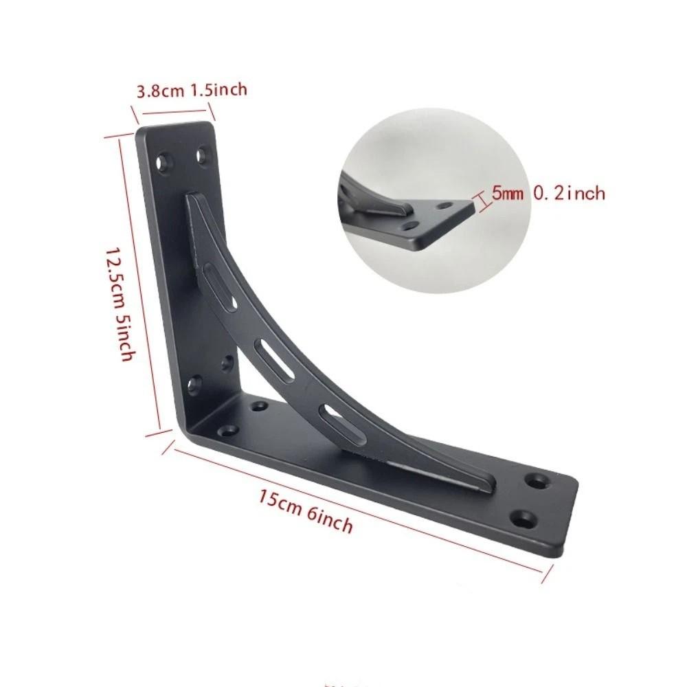 Solid Material Floating Shelf Bracket Triangular Design Hidden Shelf Bracket Storage Shelves