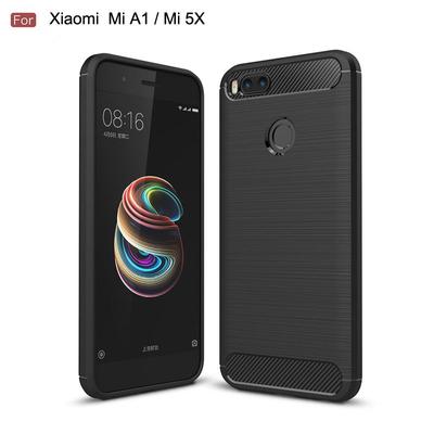 Для Xiaomi A1 Mi A1 Mi 5X силиконовый чехол матовый мягкий чехол для Xaomi mia1 Mi5x противоударные чехлы из углеродного волокна Coque Fundas