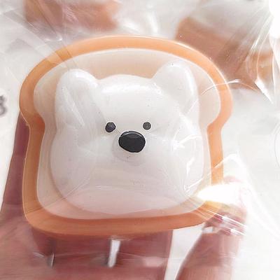 Kawaii Toast Squishy Squeeze Slow Rebound Игрушка для снятия стресса Моделирование десерта Игрушка для щипков Подарок на день рождения Игрушки для беспокойства