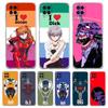 Neon Genesis Evangelion Cartoon Clear Phone Case For Samsung Galaxy A51 A71 A21S A12 A11 A31 A41 A52S A32 A01 A03S A13 A22 Cover