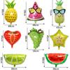 New 8pcs Fruit Foil Helium Balloons Party Decoration Supplies for Summer Beach Party