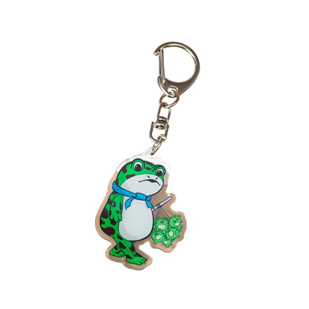 Keyring Animal Frog Pendent Frog Silent Frog Keychain Frog Acrylic Keychain Schoolbag Pendant